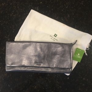 Kate Spade fold over clutch